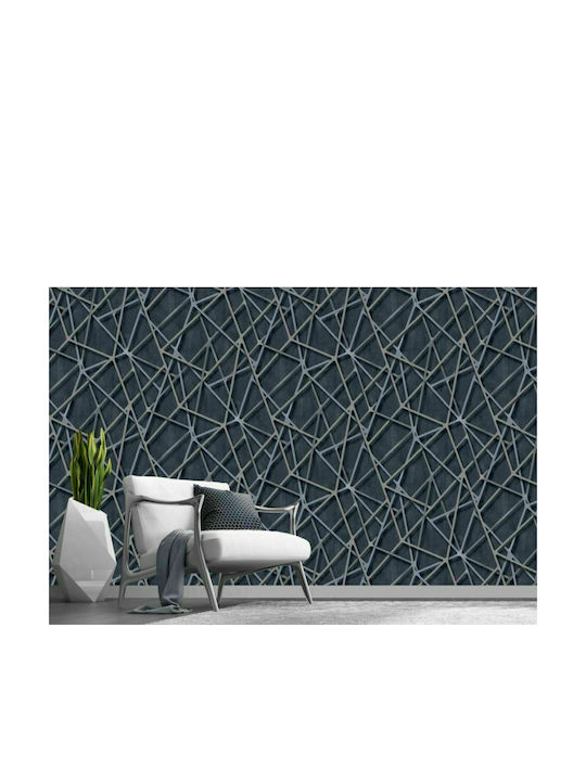 Wallpaper Galactik Vinyl Blue L1000xW53cm Washable