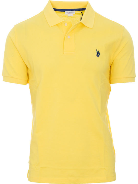 Institutional Polo Short Sleeve Yellow Blouse