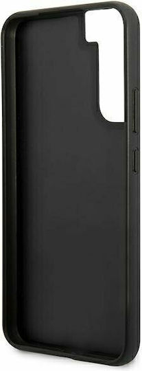 BMW Hard M Collection Triangles Back Cover Piele artificială Negru (Galaxy S22+ 5G - Galaxy S22+ 5G)