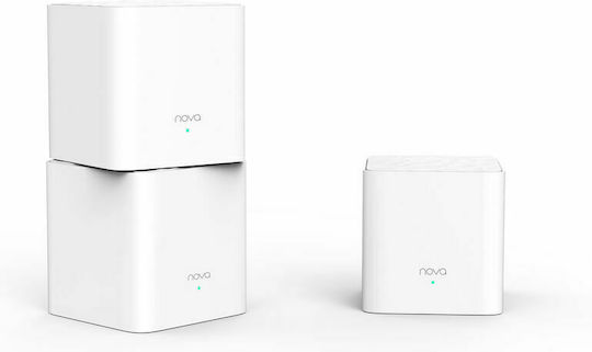Tenda MW3 WiFi Mesh Network Access Point Wi‑Fi 5 Dual Band (2.4 & 5GHz) in Triple KIt