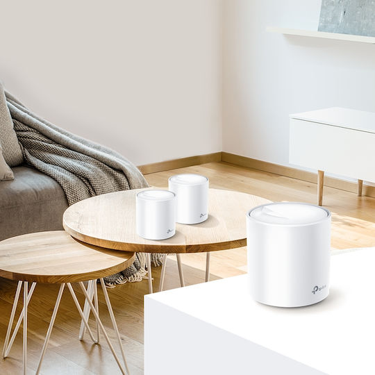 TP-LINK Deco X60 v1 Access Point with Mesh Wi‑Fi 6 Dual Band (2.4 & 5GHz) Triple Kit
