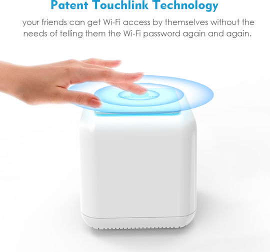 Wavlink Halo Base Pro WiFi-Mesh-Netzwerk Zugriffspunkt Wi‑Fi 5 Dualband (2,4 & 5 GHz) in Einzelner Bausatz