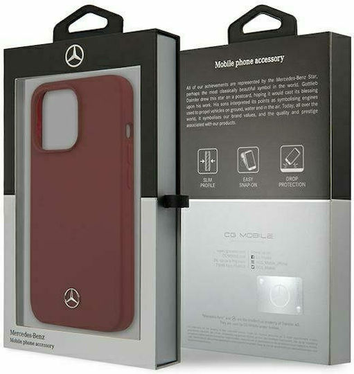Mercedes-Benz Hardcase Back Cover Σιλικόνης Κόκκινο (iPhone 13 Pro)