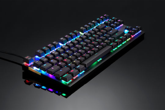 Motospeed K82 Gaming Μηχανικό Πληκτρολόγιο Tenkeyless με Outemu Red διακόπτες και RGB φωτισμό (Αγγλικό US)