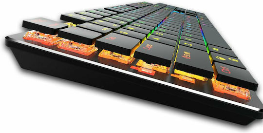 Meetion MK80 Gaming Μηχανικό Πληκτρολόγιο με Custom διακόπτες και RGB φωτισμό (Αγγλικό US)