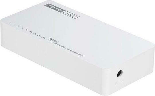 TotoLink S808 v3 Unmanaged L2 Switch με 8 Θύρες Ethernet