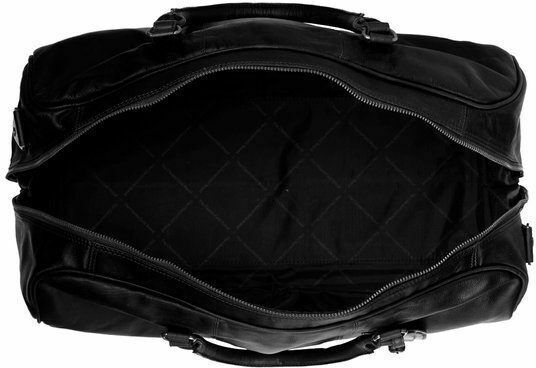 The Chesterfield Brand C20.000400.161 Sack Voyage 40lt Black made of Leather L54xW27xH28cm