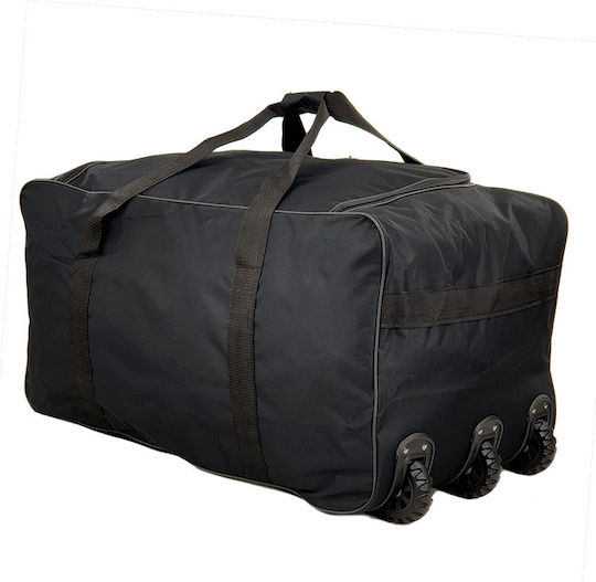 Ormi Sack Voyage 140lt Black with Wheels Fabric L80xW40xH46cm