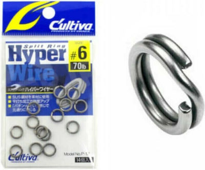 Owner Hyper Wire Sârmă Split Ring Pescuit No8 48.44.04.003