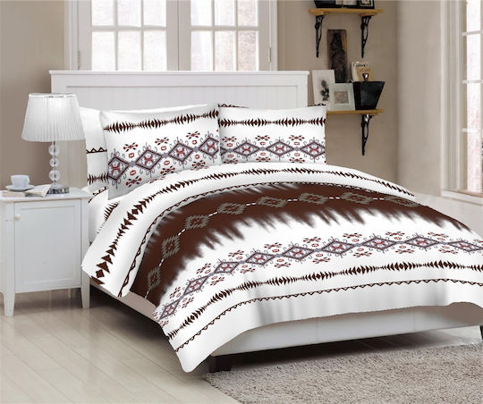 Le Blanc San Fransisco Σετ Διπλό 4τμχ 150x200+20εκ. με Λάστιχο Brown Le Blanc San Fransisco Σετ Διπλό 4τμχ 150x200+20εκ. με Λάστιχο Brown