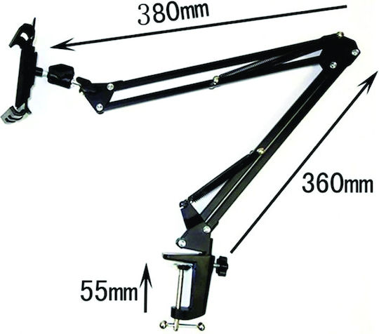 ProStand 10'' Desk Stand for Mobile Phone in Black Colour