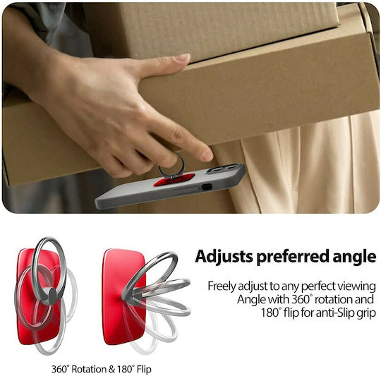 Mercury Wow Ring Holder Κινητού σε Κόκκινο χρώμα