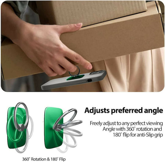 Mercury Wow Ring Holder for Mobile Phone in Green Colour