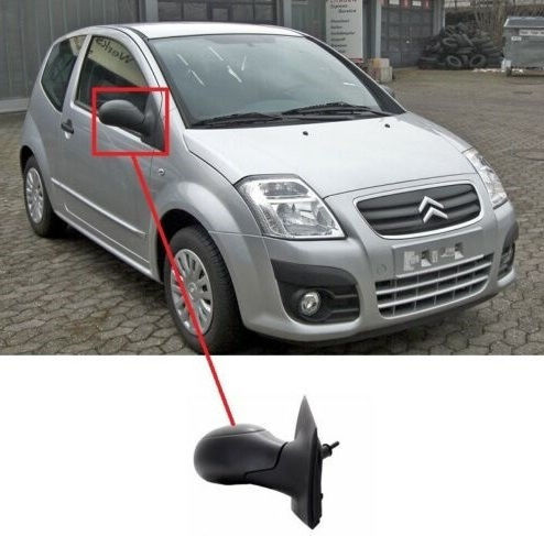 Car Right Side Mirror Citroen C2