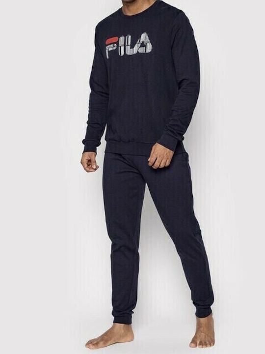 Sweatpants with Elastic Navy Blue