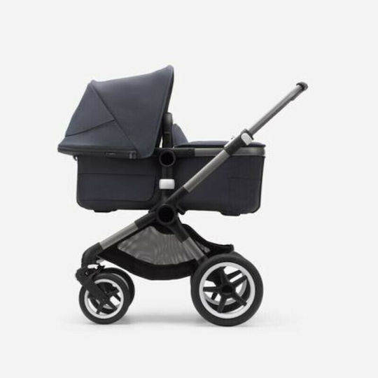 Bugaboo Fox 3 Adjustable 2 in 1 Baby Stroller Suitable for Newborn Graphite Stormy Blue 9.9kg