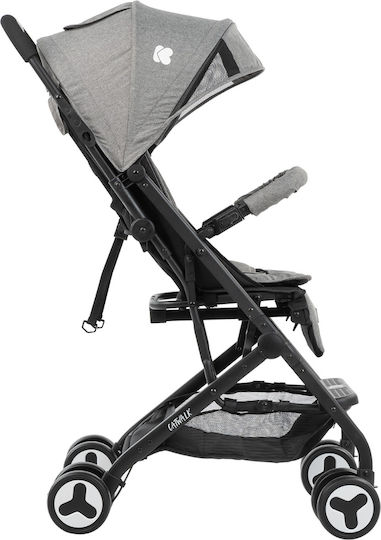 Kikka Boo Catwalk Reglabil Cărucior pentru Bebeluși Potrivit de la 6+ Luni Gri 7.2kg