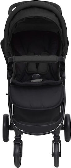vidaXL Verstellbar 3 in 1 Baby Kinderwagen Geeignet für Neugeborene Charcoal 9.41kg