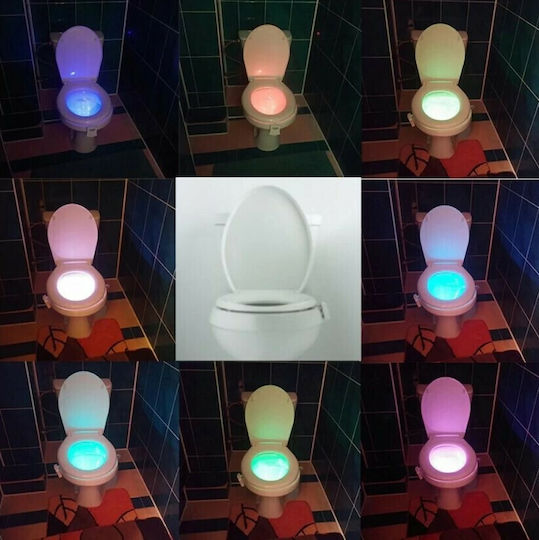 The Source Φωτιστικό LED με 8 Χρώματα και Αισθητήρα Κίνησης για Λεκάνη Τουαλέτας