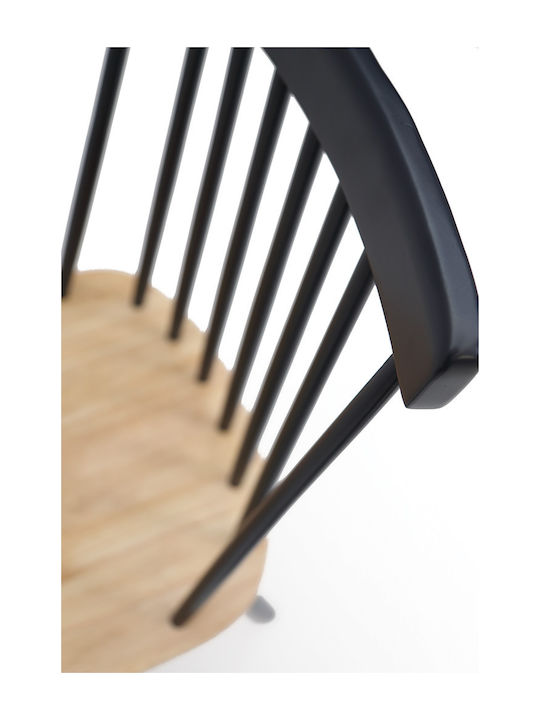 Kristie Dining Room Wooden Chair Blue 42x52x87cm