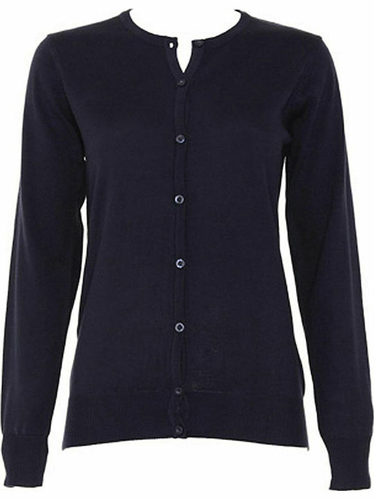 Kustom Kit KK355 Women's Long Sleeve Promotional Cardigan Navy Blue