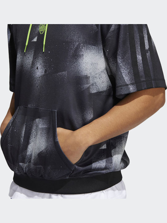 Donovan Mitchell Sweatshirt mit Kapuze Schwarz