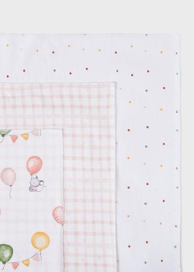 Mayoral Baby-Soßtuch 63x63cm 3 Stück
