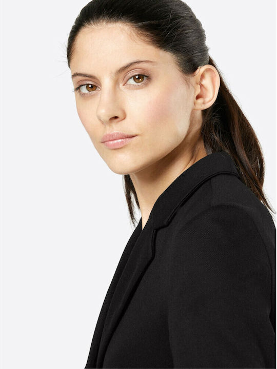 Vero Moda Julia Damen Mittellang Blazer Schwarz