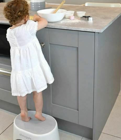 Shnuggle Single Kids Step Stool White