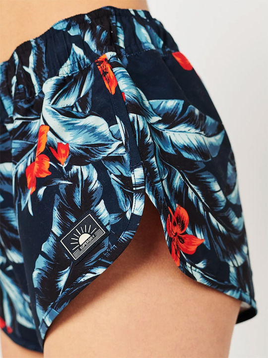 Superdry Flash W Vintage Surf Board Shorts Women's Shorts Beachwear Blue