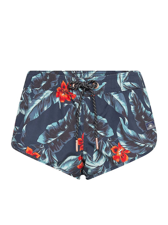 Superdry Flash W Vintage Surf Board Shorts Women's Shorts Beachwear Blue