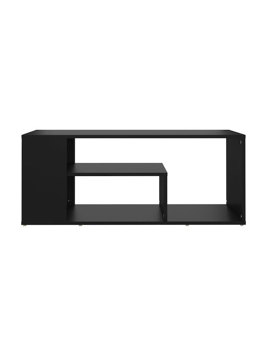 Rectangular Coffee Table Wooden Black L100xW50xH40cm.