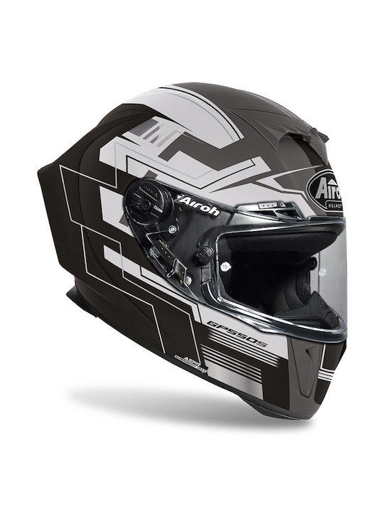 Airoh GP 550 S Challenge Full Face Helmet with Pinlock 1370gr Black Matt KR8958