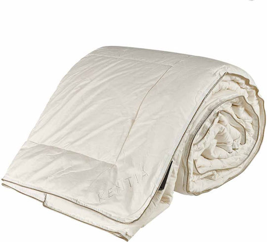 Kentia Πάπλωμα Υπέρδιπλο Μάλλινο 220x240εκ. Australian Wool Εκρού 300 GSM 10.5 togs