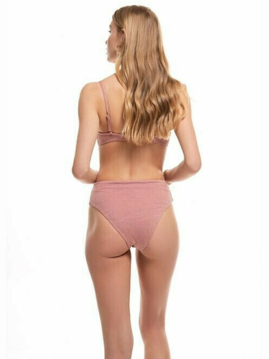 Pretty Me Padded Underwire Bikini Bra Amphitrite with Detachable Straps Pink