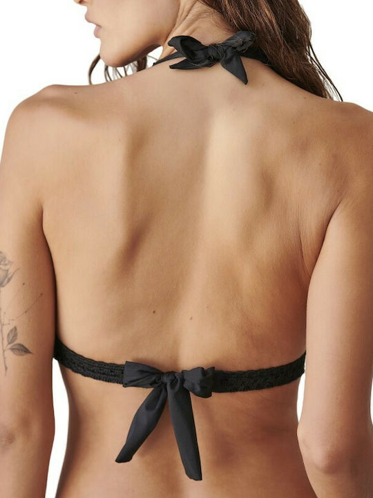 Blu4u Bikini Τριγωνάκι με Ενίσχυση Μαύρο