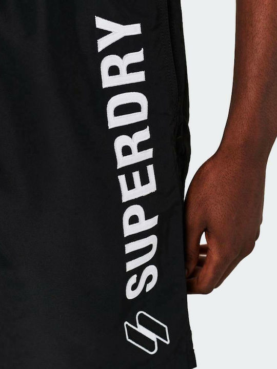 Code Applque Men's Swimwear Shorts Black