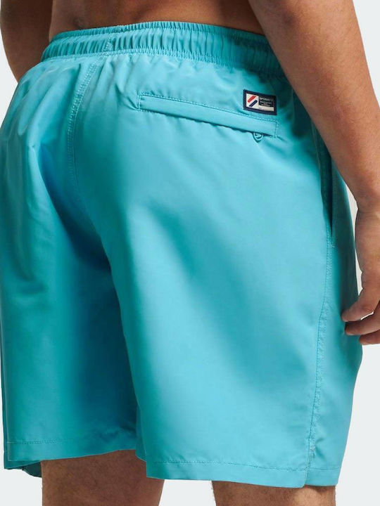 Code Applque Men's Swimwear Shorts Turquoise