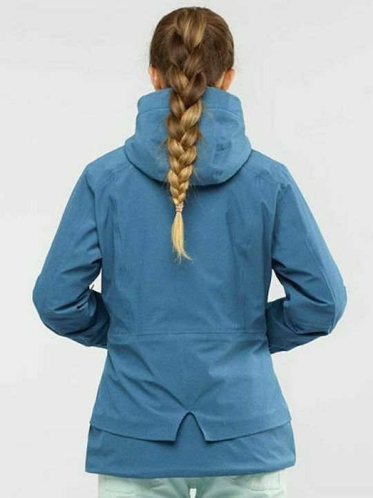 Salomon Arctic Women's Ski & Snowboard Jacket Blue LC1381500 Salomon Arctic Women's Ski & Snowboard Jacket Blue LC1381500