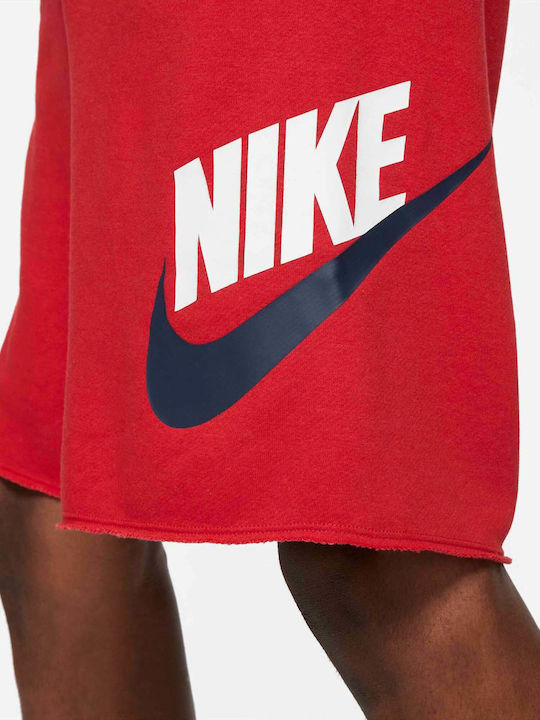 Sportswear Alumni Αθλητική Ανδρική Βερμούδα Κόκκινη