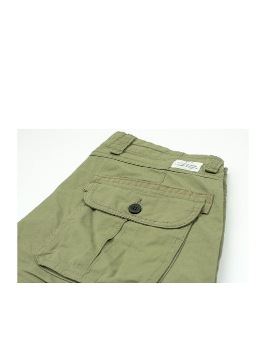 Solid Men's Shorts Cargo Khaki