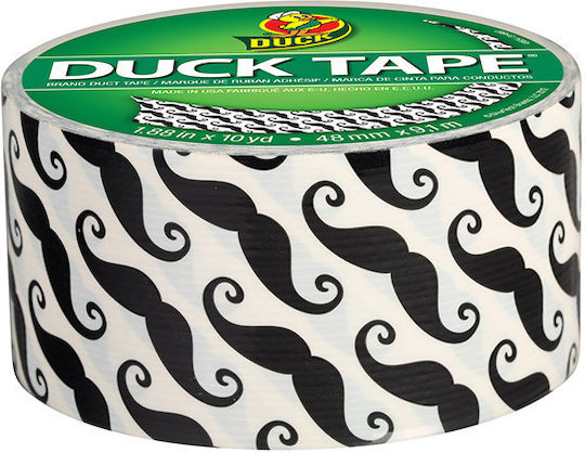 Duck Adhesive Decoration Tape Washi Tape 1pcs 48mm x 9.1m Printed Mustache