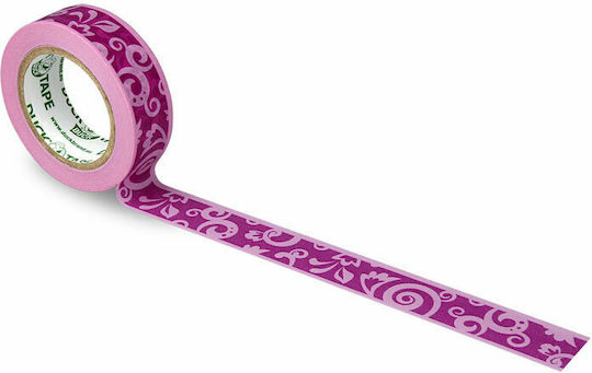 Duck Bandă Washi Autoadezivă pentru Decor Purple Cirrus 1buc 15mm x 10m