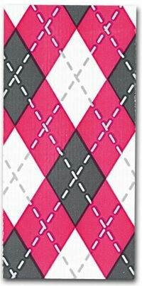 Duck Bandă Washi Autoadezivă pentru Decor Scottish Diamonds 1buc 48mm x 9.1m
