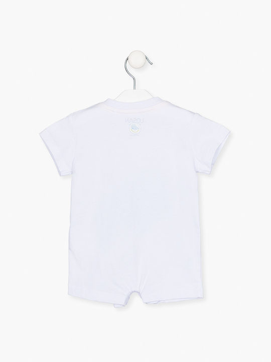 Losan Baby Bodysuit Set Short-Sleeved White