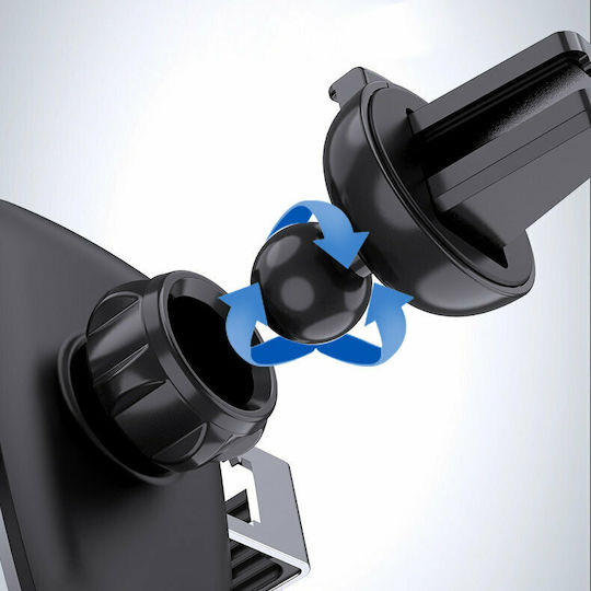 Hurtel YC08 Car Mobile Mount with Adjustable Hooks Silver