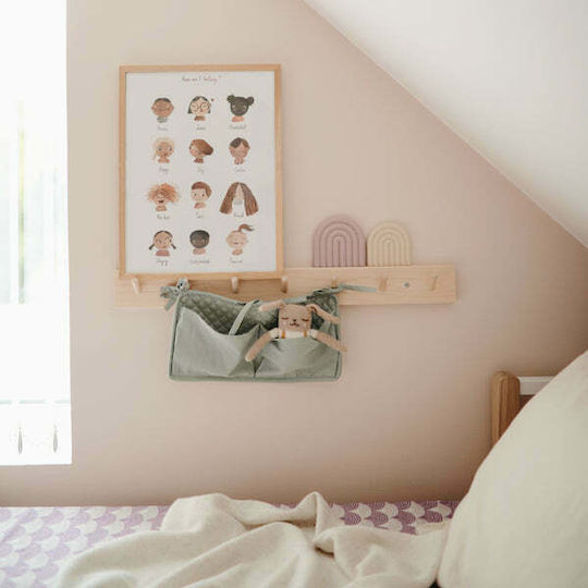 Mushie Nursery Storage Basket Sun Yellow