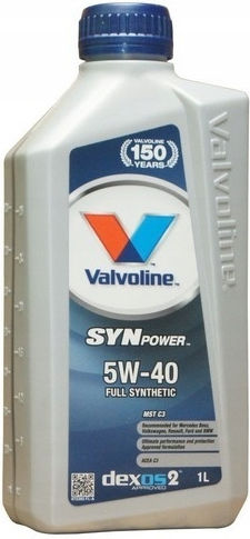 Valvoline Synpower MST C3 Synthetic Car Oil 5W-30 1lt