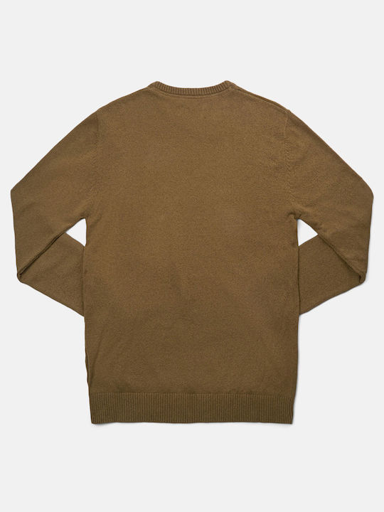 Gabba Herren Langarm-Pullover Bronze Brown