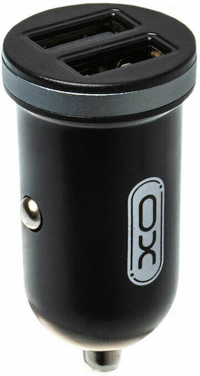 XO Car Charger Black CC18 with Ports: 2xUSB